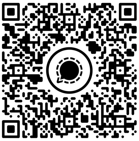 Signal QR code - scan to chat with cyber_pope.93